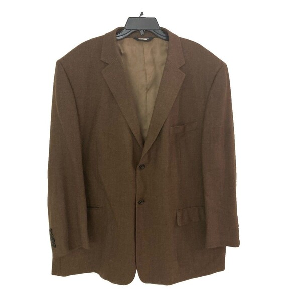 Pronto Uomo Other - Men's Pronto Uomo Couture Blazer Lambswool Brown Size 52R